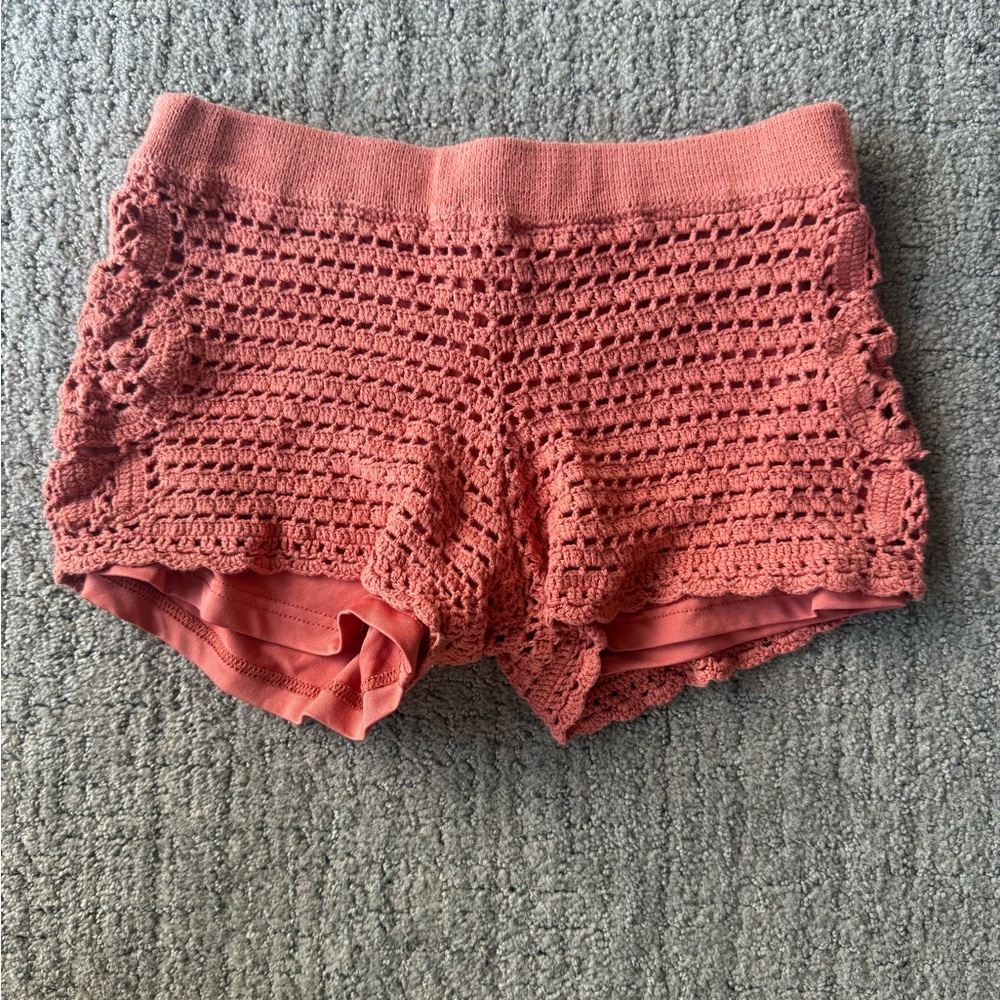 Forever 21 Terracotta Knit Shorts